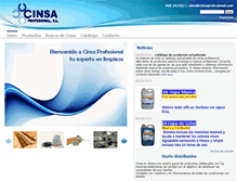 Tablet Screenshot of cinsaprofesional.com